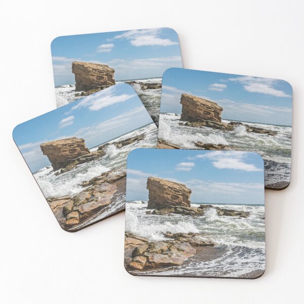Item preview, Crashing Waves: Sea Stack at Collywell Bay  designed and sold by David Patterson.