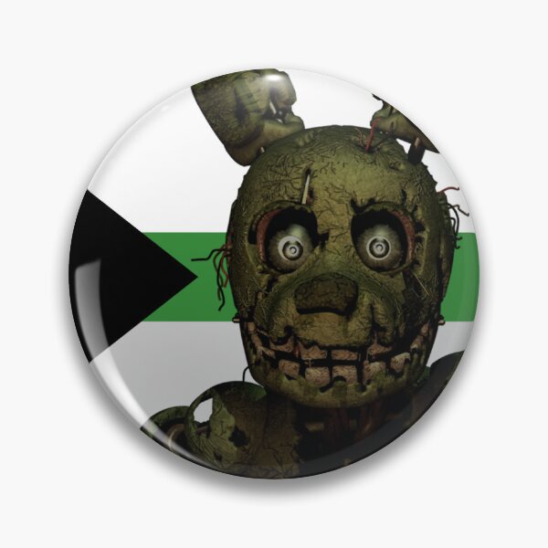 Item preview, Springtrap demiromantic flag version 2 designed and sold by Kateshadowlion.
