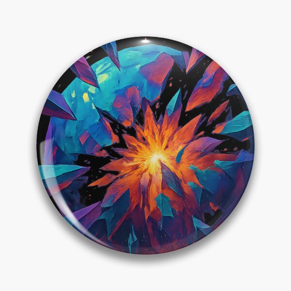 Item preview, Crystal Cataclysm Planet Shattered Orbital World  designed and sold by Shoot-The-Moon.