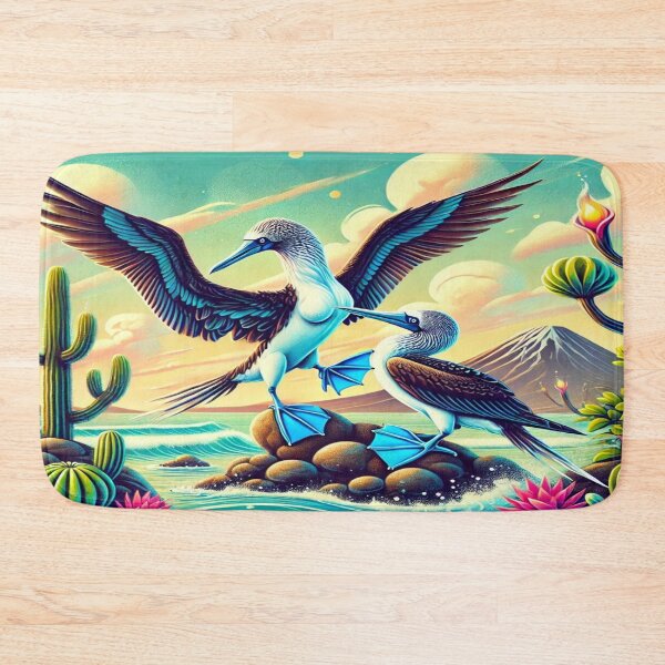 Item preview, "Blue-Footed Ballet: A Surreal Coastal Dance" designed and sold by aipichub.