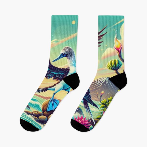 Item preview, "Blue-Footed Ballet: A Surreal Coastal Dance" designed and sold by aipichub.