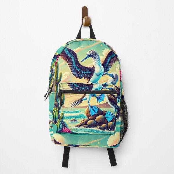 Item preview, "Blue-Footed Ballet: A Surreal Coastal Dance" designed and sold by aipichub.