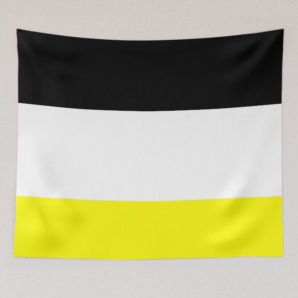 Item preview,  Garifuna Flag Pattern – Black, White & Yellow Cultural Design designed and sold by ezsketch25.
