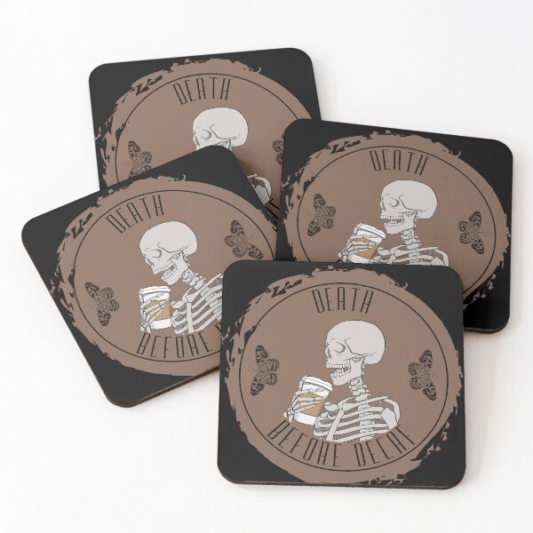Item preview, Death Before Decaf designed and sold by Lampblack and Bone.