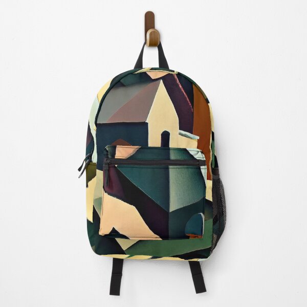 Item preview, Tuscany Dreams - Abstract Cubist Mountain Landscape designed and sold by ShadowAndSlate.