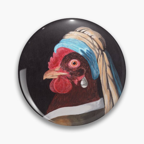 Item preview, Chicken With A Pearl Earring designed and sold by EmilyDucky.