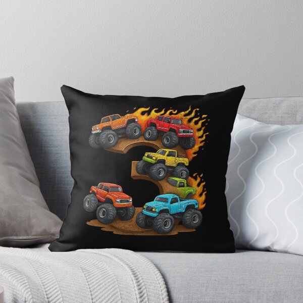 Item preview, 3 Year Old Monster Truck Boy Toddler 3rd Birthday Party Son Toddler designed and sold by BornBorn.