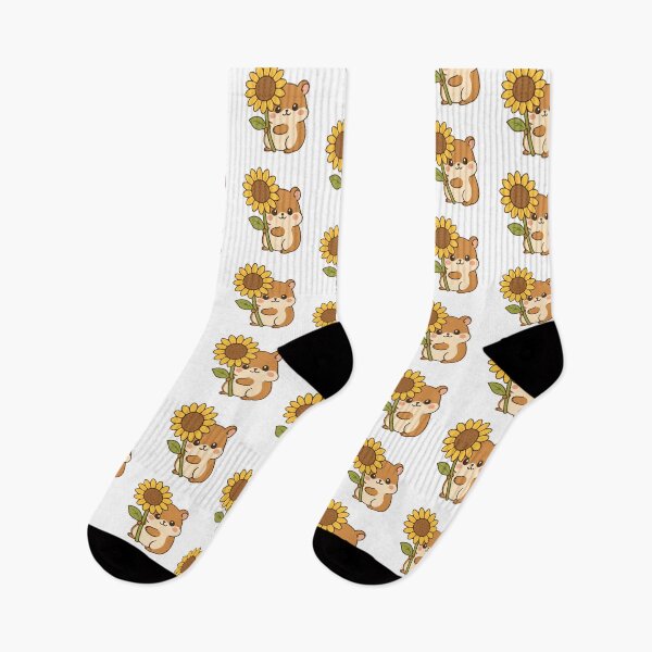Item preview, Hamster Holding a Giant Sunflower designed and sold by Delamoon.