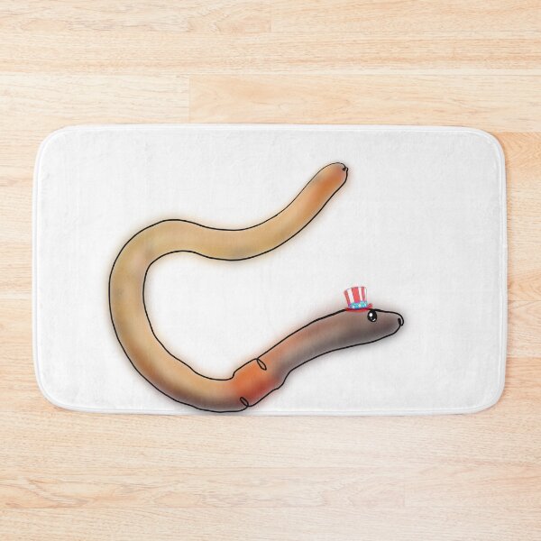 Item preview, Uncle Sam Worm – Funny Patriotic USA Creature designed and sold by Ashley’sAnimalz.