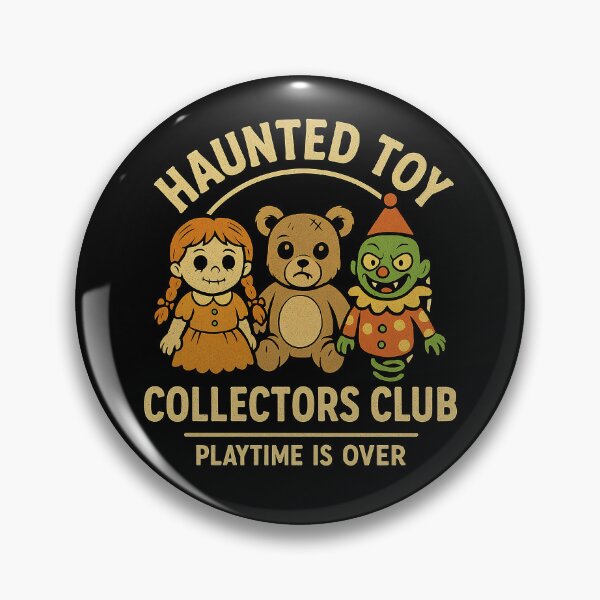 Item preview, Haunted Toy Collectors Club Creepy Doll Horror Parody designed and sold by Shirt-Face.