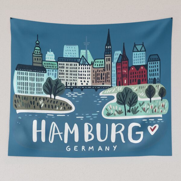 Item preview, Hamburg Germany  designed and sold by WanderlustCoCo.