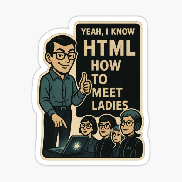Artikel-Vorschau von Zertifizierter HTML Pickup Artist, designt und verkauft von SoftwareStickers.