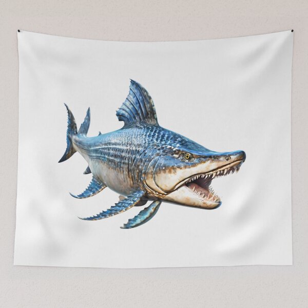 Item preview, Detailed Illustration of a Helicoprion Shark designed and sold by ART ATTACK ZONE.