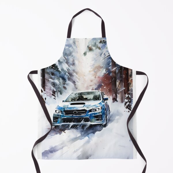 Item preview, Iconic Sports Car Sliding Through Snowy Forest Adventure designed and sold by RevUpDesign.