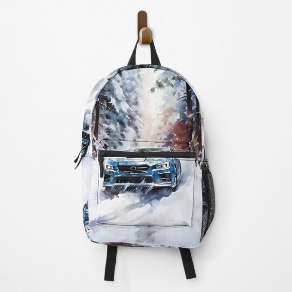Item preview, Iconic Sports Car Sliding Through Snowy Forest Adventure designed and sold by RevUpDesign.
