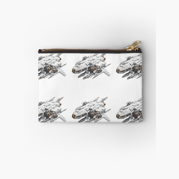 Item preview, Detailed White and Grey Sci-Fi Gunship designed and sold by ART ATTACK ZONE.