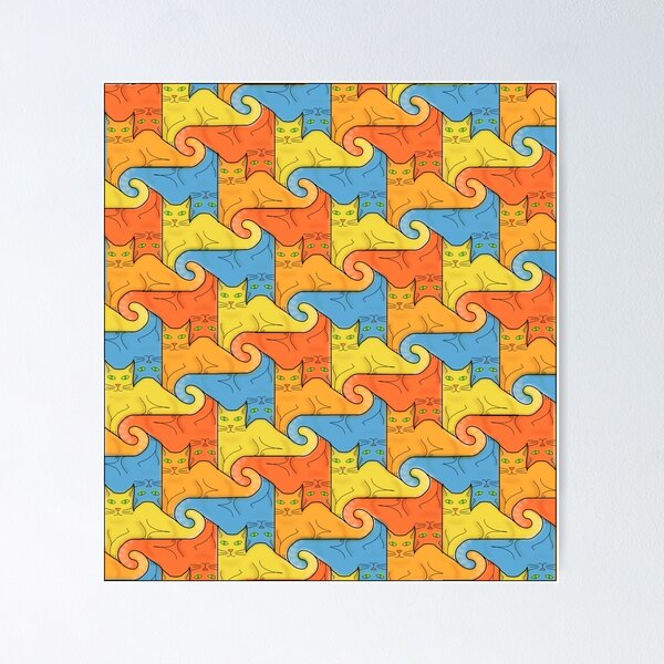 Item preview, Cat Tessellation designed and sold by Gianni A. Sarcone.