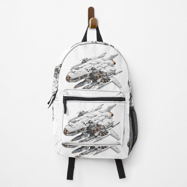 Item preview, Detailed White and Grey Sci-Fi Gunship designed and sold by ART ATTACK ZONE.