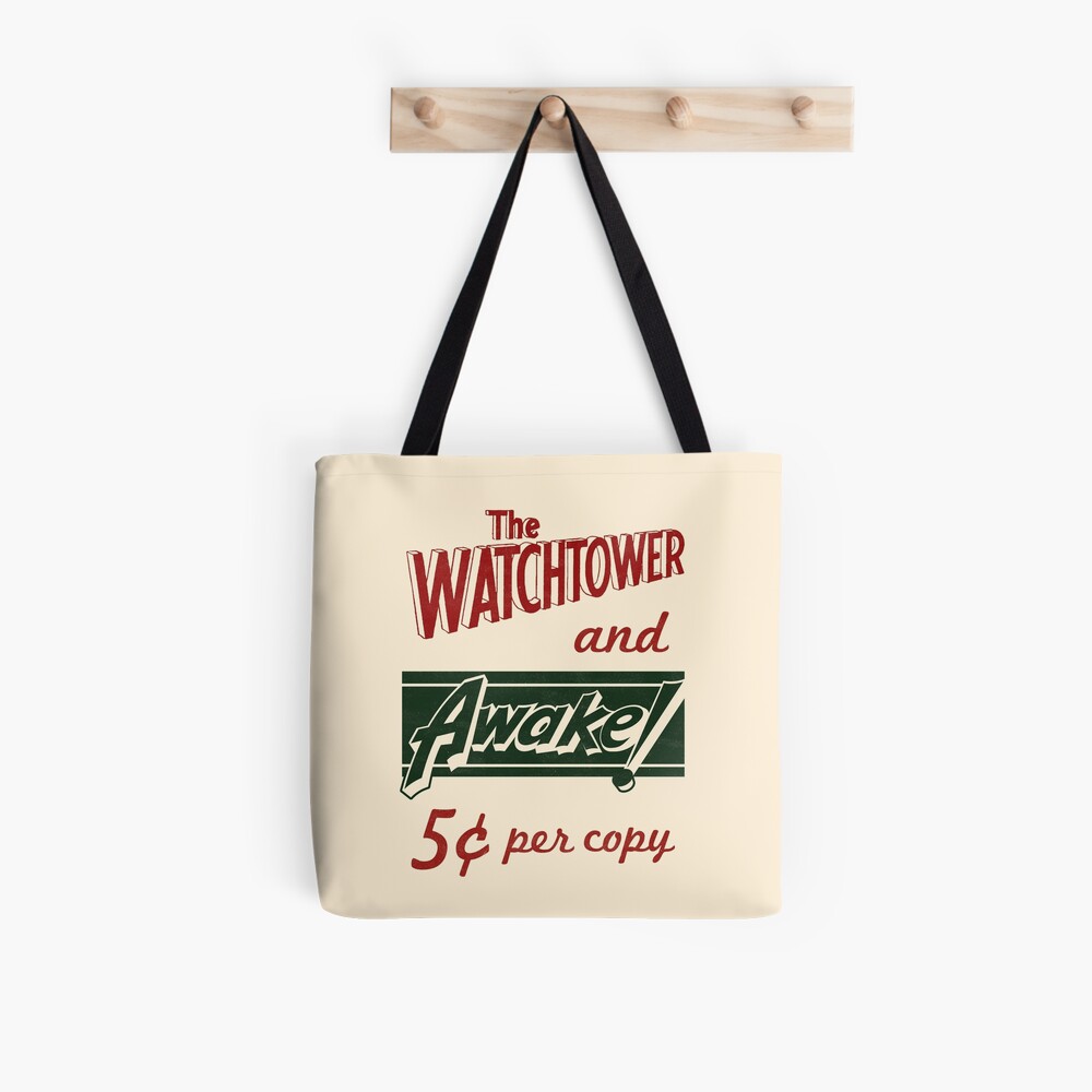 WATCHTOWER & AWAKE! VINTAGE MESSENGER BAG Tote Bag