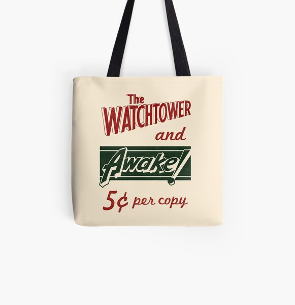 WATCHTOWER & AWAKE! VINTAGE MESSENGER BAG All Over Print Tote Bag