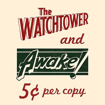 Artwork thumbnail, WATCHTOWER & AWAKE! VINTAGE MESSENGER BAG by Paper Bee Gift Shop