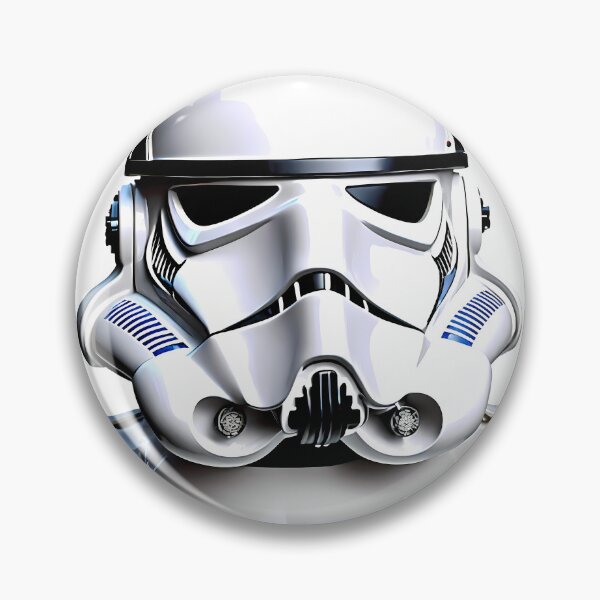 Aperçu de l'œuvre Gros plan d'un avatar de casque de Stormtrooper créée et vendue par ART ATTACK ZONE.
