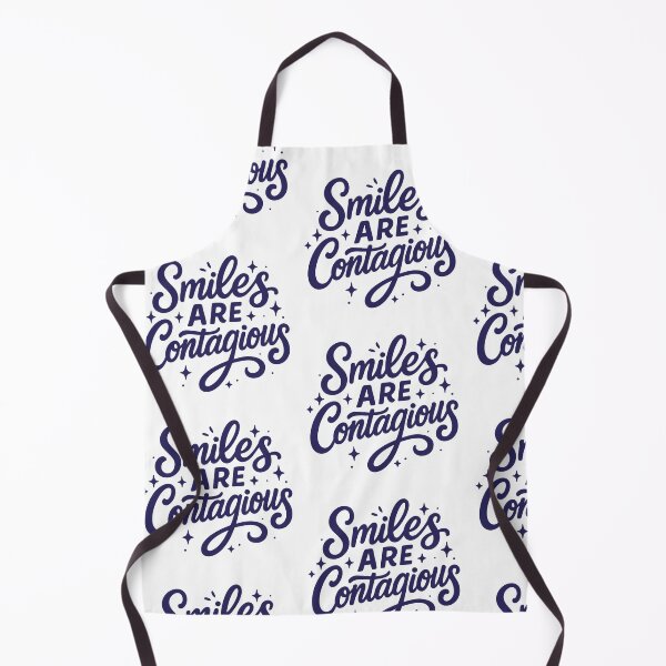 Item preview, Smiles Are Contagious – Fun Hand Lettered Quote designed and sold by GinColorist.