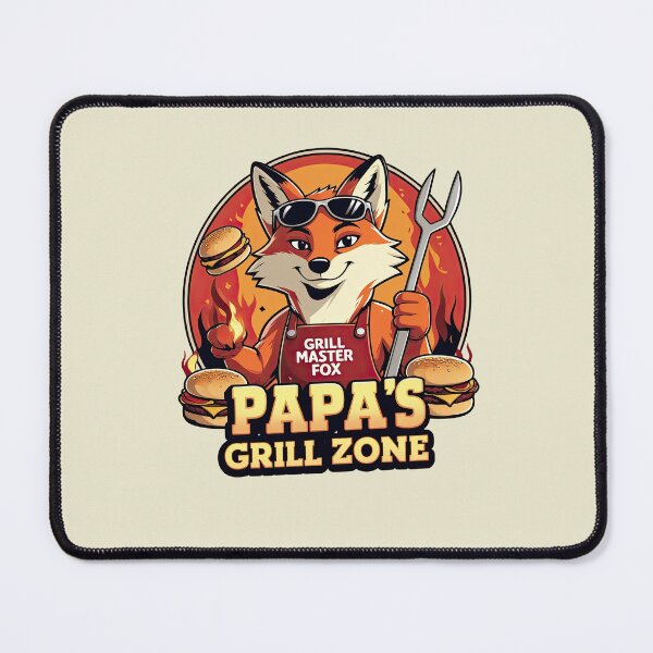 Item preview, Grill fox for dad's grill zone designed and sold by ApriNoeScor.