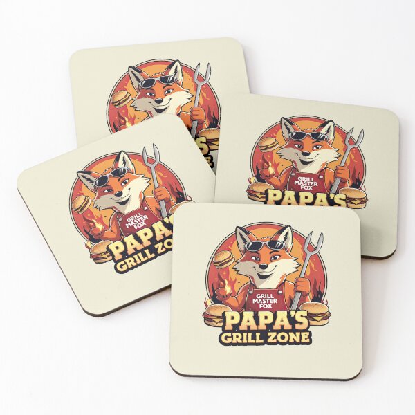 Item preview, Grill fox for dad's grill zone designed and sold by ApriNoeScor.