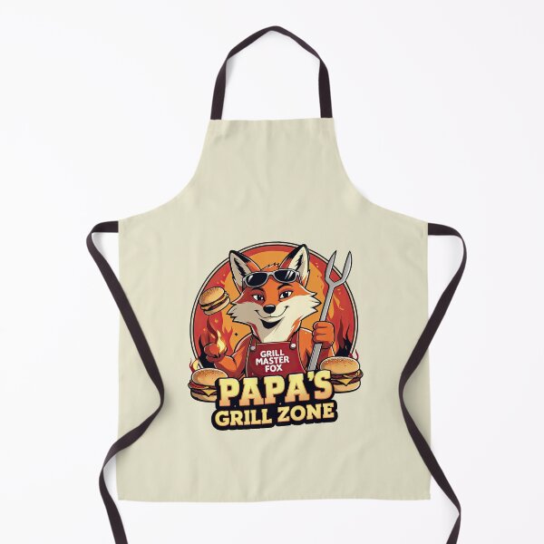 Item preview, Grill fox for dad's grill zone designed and sold by ApriNoeScor.