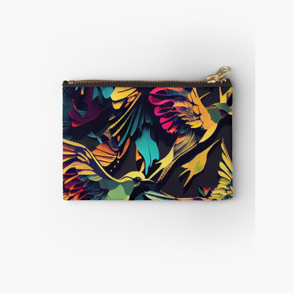 Item preview, Vibrant Flock: Pop Art Birds Pattern designed and sold by ShadowAndSlate.