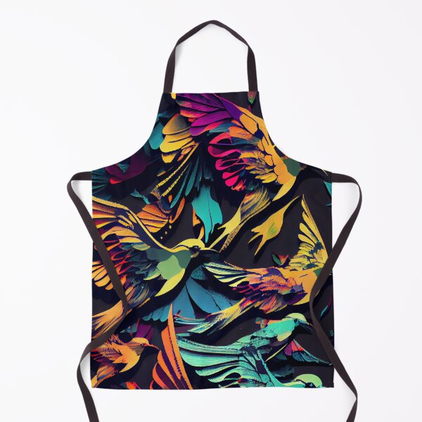 Item preview, Vibrant Flock: Pop Art Birds Pattern designed and sold by ShadowAndSlate.