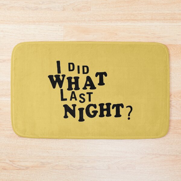Item preview, I Did What Last Night? Yellow Shirt Kpop Trend Merch designed and sold by matchakpop.