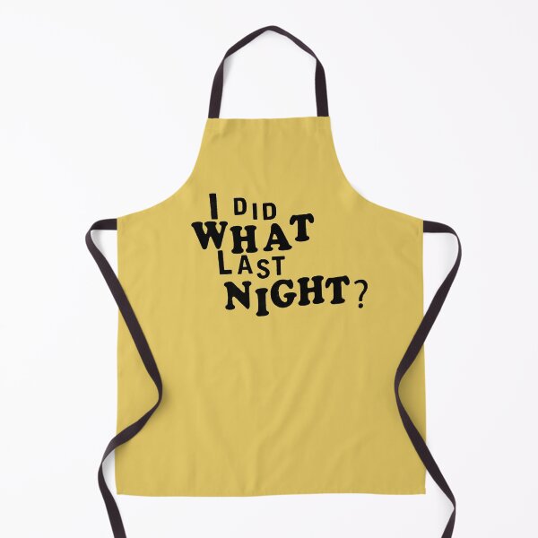 Item preview, I Did What Last Night? Yellow Shirt Kpop Trend Merch designed and sold by matchakpop.