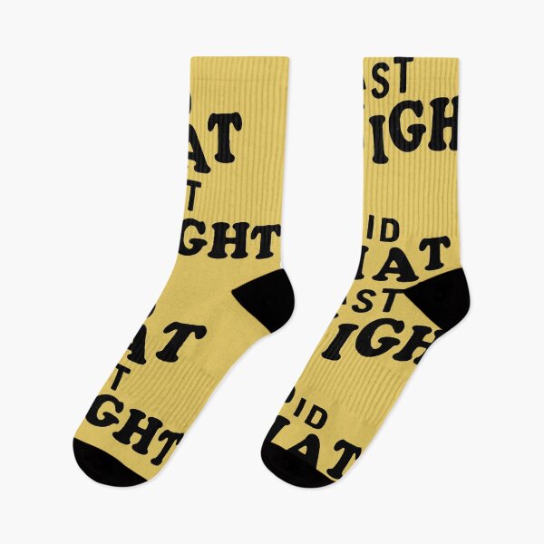 Item preview, I Did What Last Night? Yellow Shirt Kpop Trend Merch designed and sold by matchakpop.