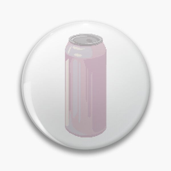 Item preview, White Drink Can Pixel Art designed and sold by pebblepebblepebblepebblepebble.