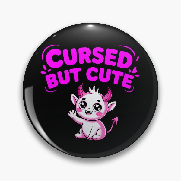 Item preview, Cursed But Cute Kawaii Devilcore Aesthetic Chaotic Sweethearts designed and sold by Amanda's Factory.