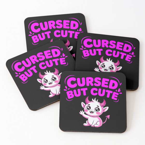 Item preview, Cursed But Cute Kawaii Devilcore Aesthetic Chaotic Sweethearts designed and sold by Amanda's Factory.