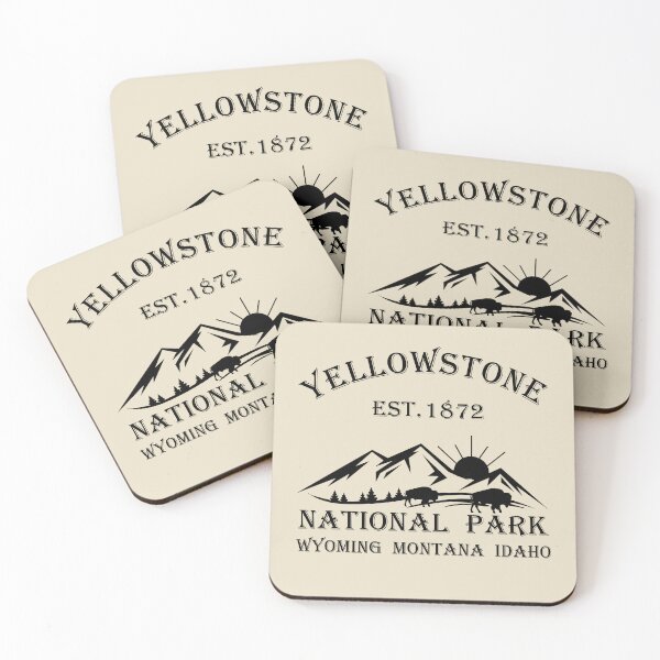 Item preview, Yellowstone National Park vintage wyoming Montana idaho camping designed and sold by Alexaltay.