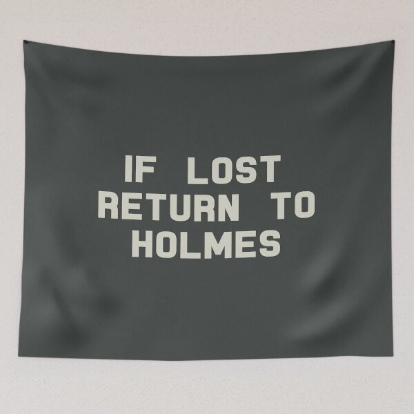 Item preview, If Lost Return to Holmes Tee designed and sold by deluluhaze.