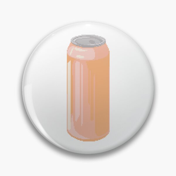Item preview, Peach Drink Can Pixel Art designed and sold by pebblepebblepebblepebblepebble.