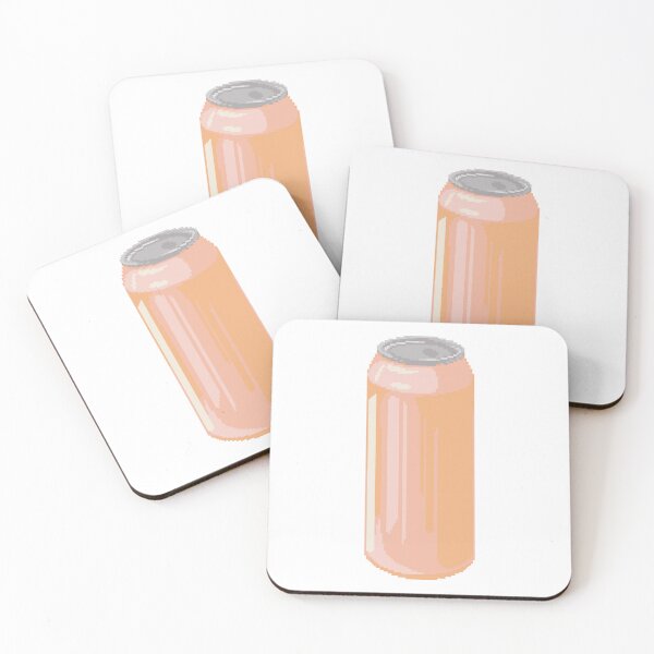 Item preview, Peach Drink Can Pixel Art designed and sold by pebblepebblepebblepebblepebble.