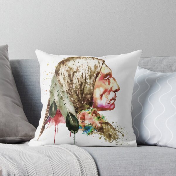 Item preview, Native American Warrior Portrait designed and sold by caracatita75.