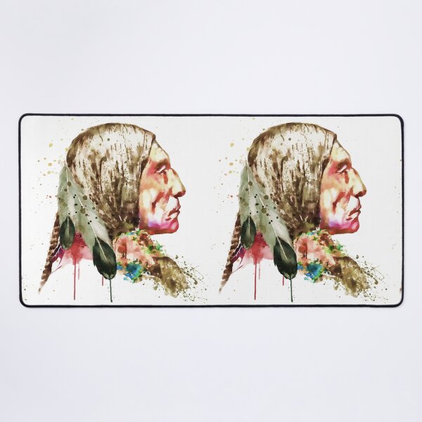 Item preview, Native American Warrior Portrait designed and sold by caracatita75.