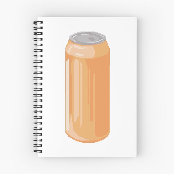 Item preview, Orange Drink Can Pixel Art designed and sold by pebblepebblepebblepebblepebble.
