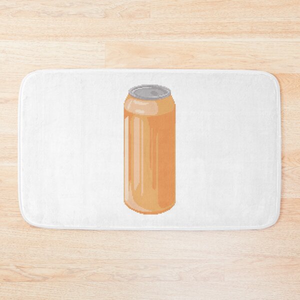Item preview, Orange Drink Can Pixel Art designed and sold by pebblepebblepebblepebblepebble.