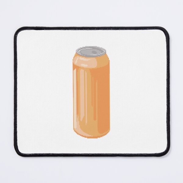 Item preview, Orange Drink Can Pixel Art designed and sold by pebblepebblepebblepebblepebble.