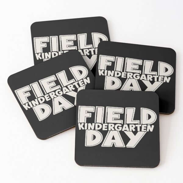 Item preview, Field Day Kindergarten Event Bold Outline Text Design designed and sold by MiracleBarto.