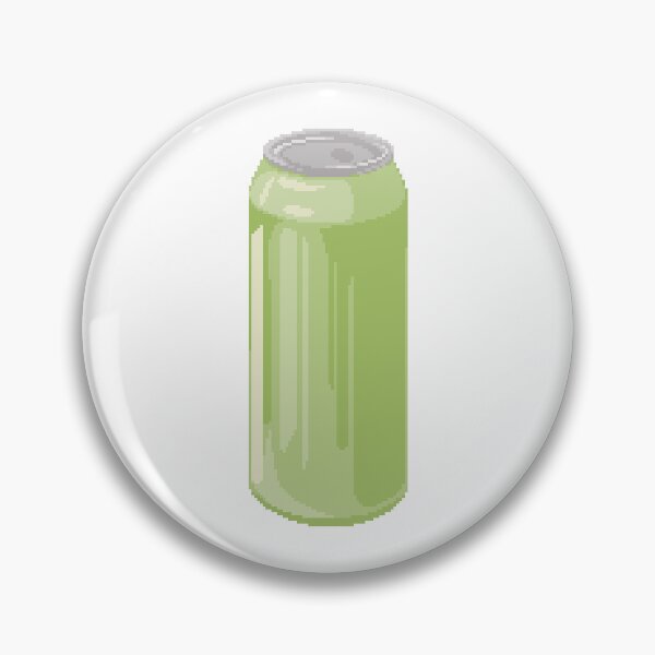 Item preview, Green Drink Can Pixel Art  designed and sold by pebblepebblepebblepebblepebble.