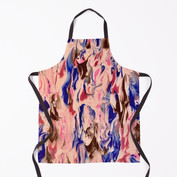 Item preview, Ink wash marbled natural abstract in pink blue and black designed and sold by MarcusPierce.